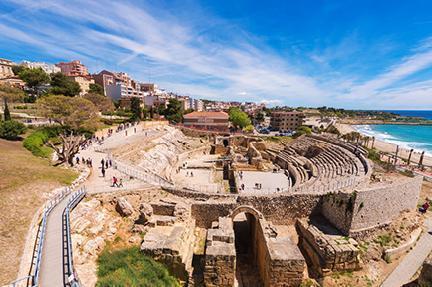 Ruinas de la antigua ciudad romana de Tarraco