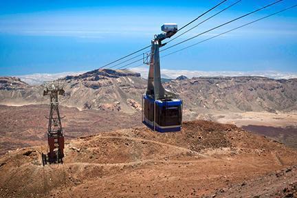 Teleférico de subida al Teide hasta La Rambleta