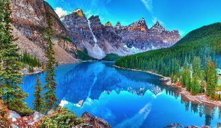Lago Moraine, Las Rocosas