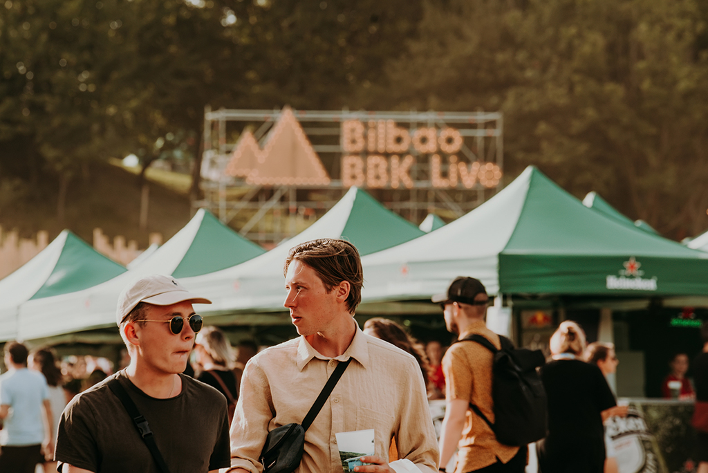 Públicon en el festival BBK de Bilbao