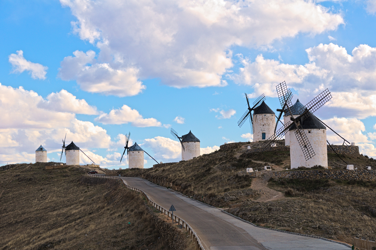 Molinos de viento en Consuegra, Toledo