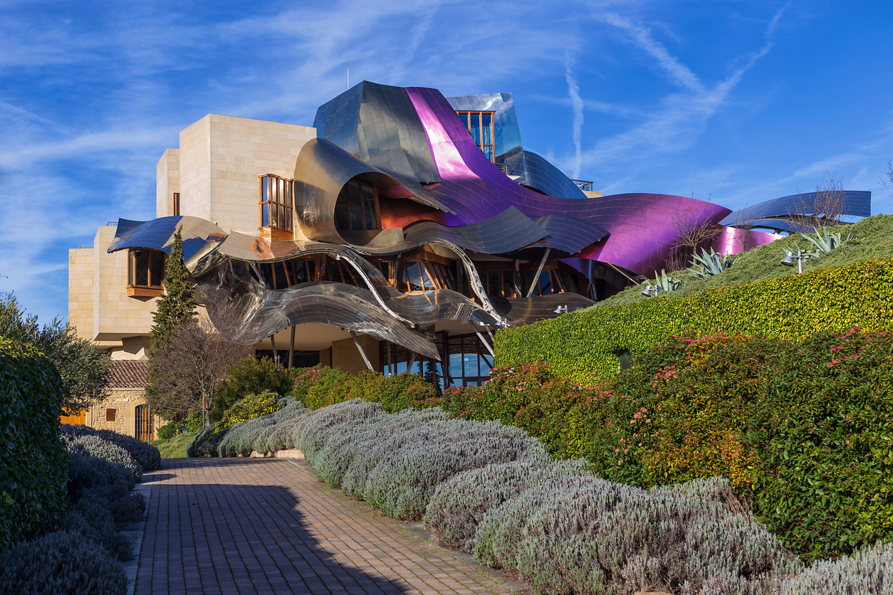 Bodega de Marques de Riscal, de Frank Ghery, en Elciego, País Vasco